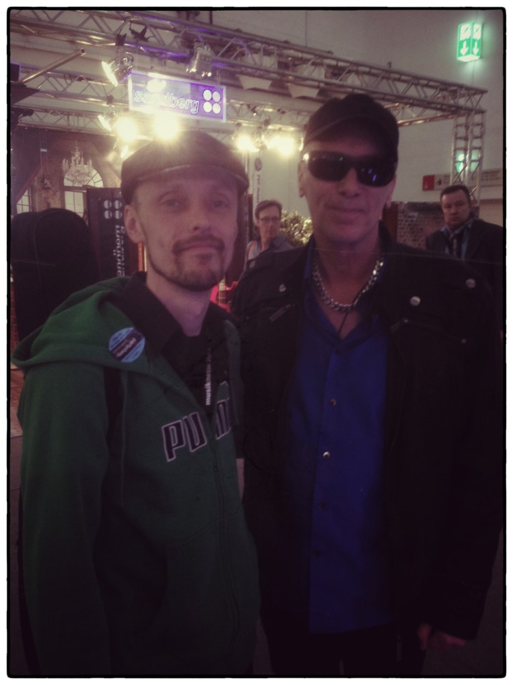 Me and Billy Sheehan at the UBass booth!