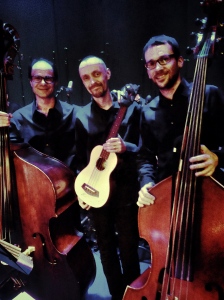 The Bass Section of the Swedish Chamber Orchestra and me!