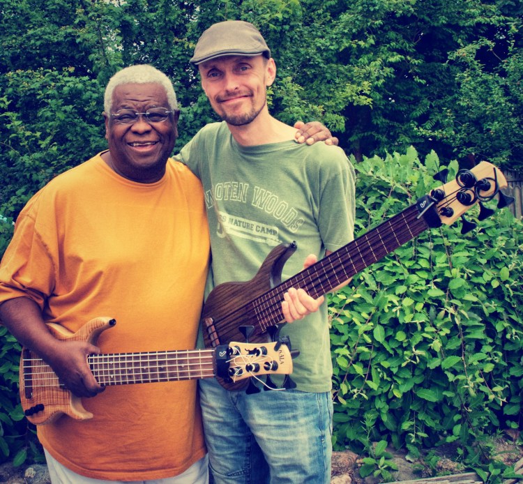 Abraham Laborial and me before the Open Hands concert in Sweden this past July